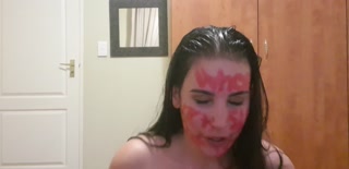 pissing  gagging  slapping  dirty talk - HD - 7:48 video - from Pornzona