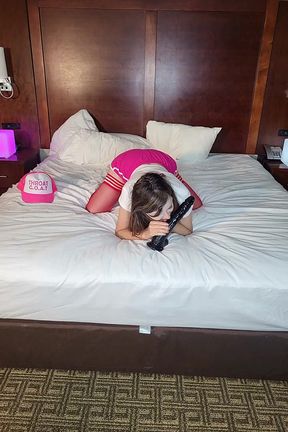Throat Goat Challenge Alessandra Noir - HD - 0:39 video - from xHamster