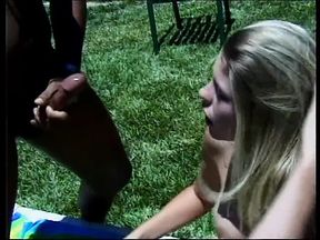 Sexy blonde takes a huge black dick into her mouth as she sucks it then fucks - SD - 21:59 video - from xHamster