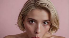 Lily's Wide Eyes Stare During Her Voluptuous POV Blowjob - HD - 0:39 video - from Ourdream.ai