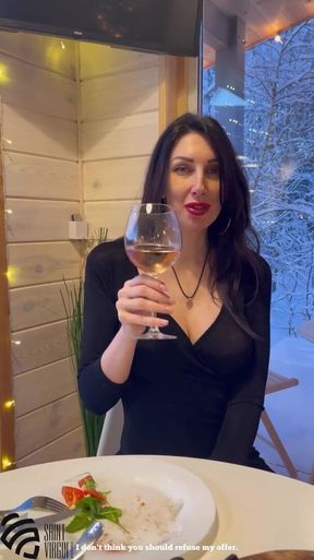 I invited my step mom to a restaurant and was rewarded with cool sex. POV - HD - 15:34 video - featuring Liza Virgin - from FapHouse