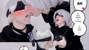 Live Action Hentai Comic: 2B9S (NieR:Automata) - HD - 0:30 video - featuring Lana Rain - from XVideos