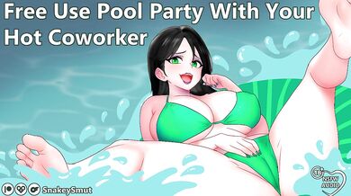Free Use Pool Party With Your Hot Co-Worker [Audio Porn] [Begging For Your Cock] - HD - 25:07 video - from Juicexxx