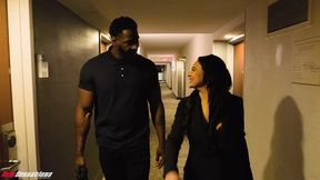 Voluptuous wife Lexi Victoria rides big black cock - SD - 8:05 video - from BigButtHoles