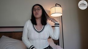 Shy Nerdy Asian Girlfriend Tofu Is a Secret Nympho - 4K - 7:10 video - from xHamster