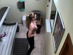 Beautiful teacher Caught in Czech Solarium - HD - 8:14 video - from DrTuber