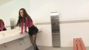 Asian Girl in Men's Room - HD - 114:00 video - from AEBN