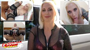 German scout slams hefty-lipped, tattooed and pierced pussy - 12:44 video - featuring Kada Love - from BigBigTits