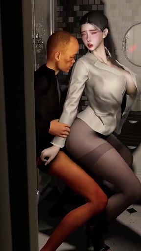 Cheating Wife Fuck the Old Man Big Cock Client (p1) - 3D Animation Hentai - HD - 0:39 video - from xHamster