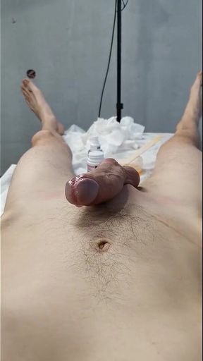 The Boy Came Twice During Waxing Hands-free Cumshot. - HD - 0:40 video - from FapHouse