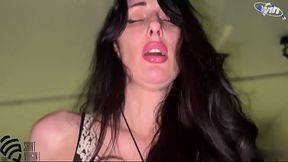Amateur milf gives a deepthroat blowjob and shows off her huge tits in the - 13:55 video - featuring Liza Virgin - from W1mp