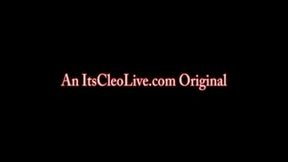 Mistress Cleo strokes and teases with her big cock - SD - 7:32 video - from CumInTime