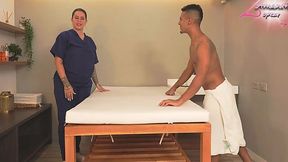 Big titty masseuse can’t resist fucking her client’s massive dick - HD - 12:29 video - from XXXShake
