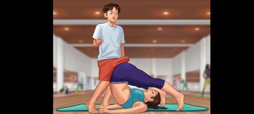 Summertime Saga #78 - Yoga MILF Made Him So Horny - HD - 13:06 video - from xHamster