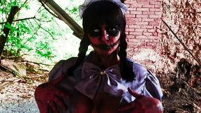 Halloween 2025 – Ghost Waitress vs Labor Inspector: Rough Public Sex - SD - 12:19 video - from AbXXX