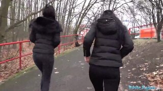 Fake agent fucks teen twin sisters for money - 7:54 video - from ZBPorn