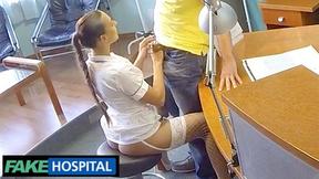 ”Patient's Erection Test Leads to Naughty Offer at Fake Hospital” - HD - 11:57 video - from LesbianBliss