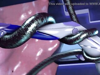 Demi (subverse) being drilled by tentacles (animation by kaminakirei) - HD - 2:39 video - from SortPorn