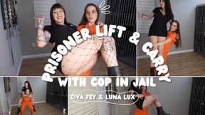 HD Ziva Fey Prisoner Lift And Carry With Cop Luna Lux In Jail - HD - 6:08 video - featuring Luna Luxe - from Clips4sale