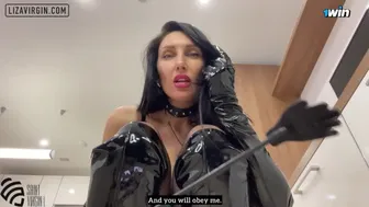 mistress humiliates you and spits - HD - 8:37 video - featuring Liza Virgin - from SexPlex