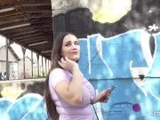 GERMAN SCOUT - Curvy Big natural Tits Teen Wendy Marvell at Public Pickup Casting Fuck - SD - 13:17 video - from Itsrealamateurs