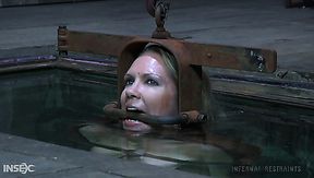 Poor submissive light haired bitch Rain DeGrey gonna be plugged in water - HD - 5:57 video - from XCafe