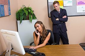 Marry Lynn fucking in the desk with her innie pussy - 30:00 video - featuring Marry Lynn - from NaughtyAmerica