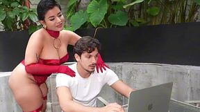 Chubby Latina slut releases my stress when I am at work - HD - 27:48 video - from XGroovy