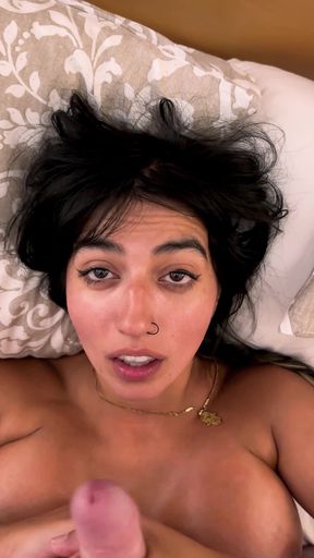 Hungover Pakistani Slut Gets a Huge Facial - 4:58 video - featuring Aaliyah Yasin - from FapHouse