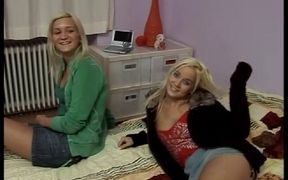 Foursome with Two Very Nice Blonde Teens - 40:37 video - from FapHouse