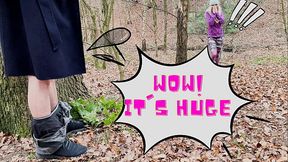 LUCKY Exhibitionist: Got free blowjob from a stranger hiking in the woods - SD - 6:31 video - from XVideosRed