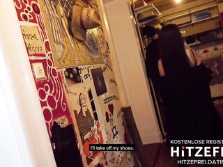 Public Pickup: Brunette hair Bratty Wench from Germany - HD - 45:38 video - from Amateur8