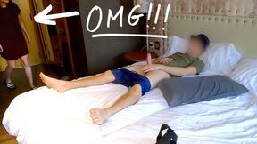 Cock Flash in Hotel! Young Maid Caught Me Jerking off While She Was Cleaning the Room and Decided to Fuck Me - Sexual Roleplay - 11:20 video - from FapHouse