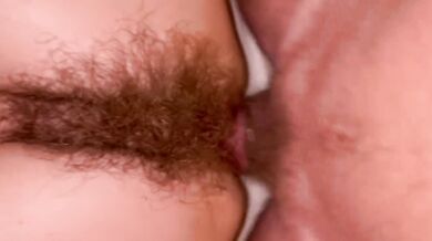 Super hairy MILF do anal and squirt a lot - HD - 5:11 video - from NewBestPorn