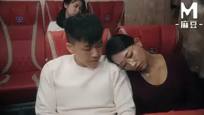 Asian MILF with big tits gives a blowjob in a public bus - HD - 51:41 video - from BigTitBitches