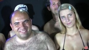 Bukkake Party On Her Massive Balloons - HD - 13:35 video - featuring Torbe - from Fapnado