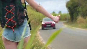 Honey brunettes hitchhike on cocks - HD - 11:10 video - from XGroovy