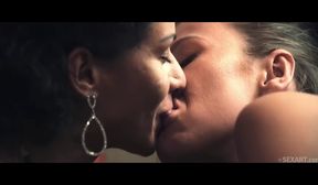 emylia argan and stacy bloom in hardcore lesbian threesome - HD - 27:29 video - featuring Stacy Bloom - from PornOne