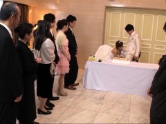 Lustful Japanese friends enjoy wild group sex at a wedding - HD - 50:24 video - from PornLib