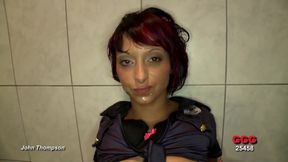 Filthy Brunette Blows in Bathroom Gangbang and Gets Facial Cum - HD - 8:12 video - from xHamster