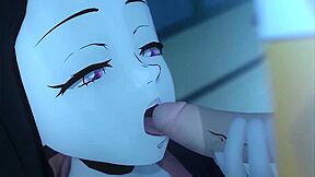 Car Toon In Demon Slayer 3d Animation Nezuko And Zenitsu - HD - 5:02 video - from AniPorn