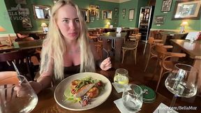 Platinum with big booty gets sloppy blowjob in public - SD - 27:45 video - from PublicRZ