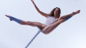 Big tits and small ass but very good gymnast Ursula Fe - HD - 5:53 video - from Fapnado