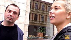 Young chick gets her cuckold boyfriend to pay her off with a hot fuck from rich stranger - HD - 7:39 video - from Hog.tv