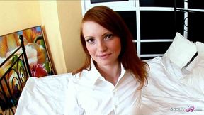 Freckled Ginger Teen Kate get Asshole Fucked and taste Sperm - HD - 20:20 video - from xHamster