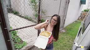 Asian Spinner Lulu Chu Fucked for Money and Food in a moving van - HD - 4:55 video - from XVideos