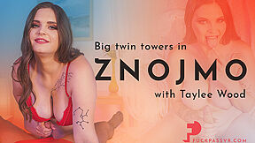Fake twin Towers And Taylee Wood - Big In Znojmo With Big Tits Pornstar Hardcore Cum On Tits - VR - 2:00 video - featuring Taylee Wood - from VXXX