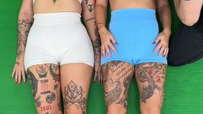 Stretch Master gave us the real workout - SD - 31:24 video - from Clips4sale