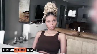 18 year old ebony teen with big natural tits gets stripped and pounded by her boyfriend - HD - 10:26 video - from Fucker