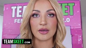 Hot Sex Robot Compilation - behind the scene with busty blonde Jazmin luv - HD - 16:58 video - from Xtits